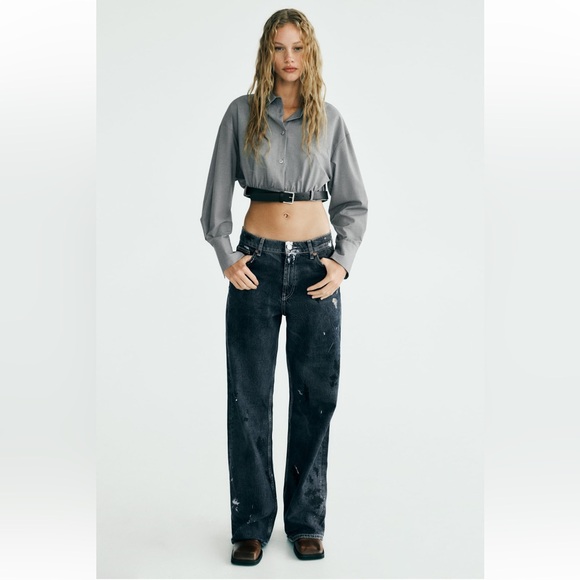 222.ZAra shirts with belt 🩷 - Picture 1 of 1